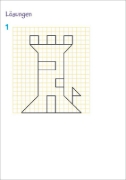 Buchcover und Innenansicht für das Buch: Fit für Mathe 4. Klasse. Mein 5-Minuten-Block
