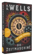 Buchcover und Innenansicht für das Buch: Die Zeitmaschine / The Time Machine