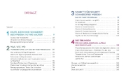 Buchcover und Innenansicht für das Buch: Knie - schmerzfrei in 30 Tagen