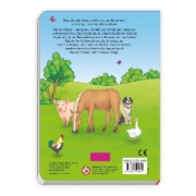 Buchcover und Innenansicht für das Buch: Trötsch Puzzle- und Spielbuch Auf dem Bauernhof