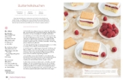 Buchcover und Innenansicht für das Buch: Backen macht glücklich
