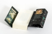Buchcover und Innenansicht für das Buch: The Dawn of the Cursed Queen (Gods & Monsters 03)