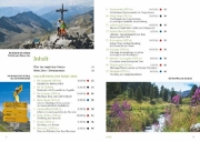 Buchcover und Innenansicht für das Buch: Hohe Ziele. Die besten 3000er für Wanderer in den Ostalpen. Wanderführer: die schönsten 3000er auf einfachen Wegen besteigen. Tourenführer: mit Wegbeschreibungen, Tourensteckbriefen und Karten.