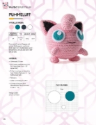 Buchcover und Innenansicht für das Buch: Pokémon: Das große Häkelbuch