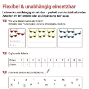 Buchcover und Innenansicht für das Buch: Rechnen mit Rico Schnabel Klasse 2, Heft 2 - Selbstständig das Multiplizieren und Dividieren trainieren
