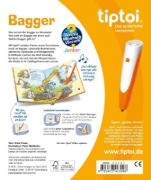 Buchcover und Innenansicht für das Buch: tiptoi® Wieso? Weshalb? Warum? junior - Bagger