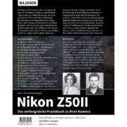 Buchcover und Innenansicht für das Buch: Nikon Z50 II: Das umfangreiche Praxisbuch zu Ihrer Kamera