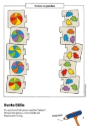 Buchcover und Innenansicht für das Buch: Kindergartenblock ab 4 Jahre - Kombinieren, rätseln, Fehler finden
