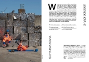 Buchcover und Innenansicht für das Buch: Mann macht Yoga