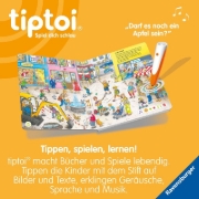 Buchcover und Innenansicht für das Buch: tiptoi® Mein Wimmelbuch