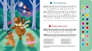 Buchcover und Innenansicht für das Buch: Sing mit! Tanzlieder