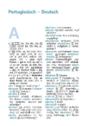 Buchcover und Innenansicht für das Buch: Langenscheidt Universal-Wörterbuch Portugiesisch