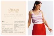 Buchcover und Innenansicht für das Buch: Süße Sommer-Tops stricken