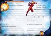 Buchcover und Innenansicht für das Buch: Marvel Avengers Freundebuch