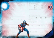 Buchcover und Innenansicht für das Buch: Marvel Avengers Freundebuch
