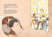 Buchcover und Innenansicht für das Buch: Mamas kaputter Akku