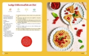 Buchcover und Innenansicht für das Buch: Ich will mitkochen!