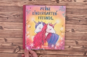 Buchcover und Innenansicht für das Buch: Meine Kindergarten-Freunde (Einhörner)