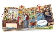 Buchcover und Innenansicht für das Buch: Pettson och Findus bygger en bil