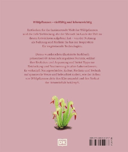 Buchcover und Innenansicht für das Buch: Wildpflanzen