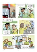 Buchcover und Innenansicht für das Buch: PONS Sprachlern-Comic Englisch
