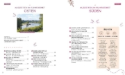 Buchcover und Innenansicht für das Buch: Auszeiten für die Seele im Ruhrgebiet