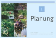 Buchcover und Innenansicht für das Buch: Gartenteiche anlegen und gestalten