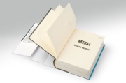 Buchcover und Innenansicht für das Buch: MESSI. Die ultimative Biografie des Weltmeisters