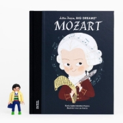 Buchcover und Innenansicht für das Buch: Little People, Big Dreams: Wolfgang Amadeus Mozart