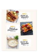 Buchcover und Innenansicht für das Buch: Wir lieben GRILLEN