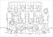 Buchcover und Innenansicht für das Buch: Mein schönstes Malbuch. Fußball