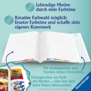 Buchcover und Innenansicht für das Buch: Coloriages mystères Disney - Famille