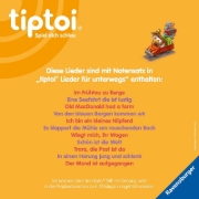 Buchcover und Innenansicht für das Buch: tiptoi® Meine schönsten Lieder für unterwegs