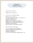 Buchcover und Innenansicht für das Buch: Ordnung für immer