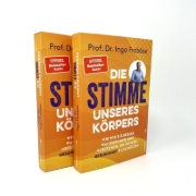 Buchcover und Innenansicht für das Buch: Die Stimme unseres Körpers