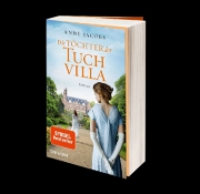 Buchcover und Innenansicht für das Buch: Die Töchter der Tuchvilla