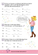 Buchcover und Innenansicht für das Buch: Bibi & Tina: Mein Lernrätsel-Block Mathematik für die 2. Klasse