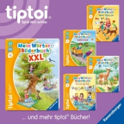 Buchcover und Innenansicht für das Buch: tiptoi® Mein Wörter-Bilderbuch XXL