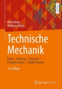 Buchcover und Innenansicht für das Buch: Technische Mechanik