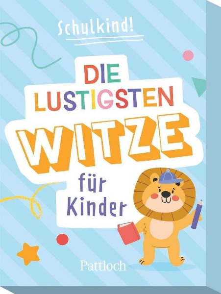 Buchcover und Innenansicht für das Buch: Kartenset: Schulkind! Die lustigsten Witze für Kinder