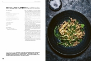 Buchcover und Innenansicht für das Buch: Kochbuch: Grill Gemüse - 80 vegetarische und kreative Rezepte vom Grillprofi, die kein Fleisch vermissen lassen.
