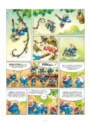 Buchcover und Innenansicht für das Buch: Les schtroumpfs & le Village des filles