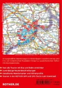 Buchcover und Innenansicht für das Buch: ROTHER Wanderführer Niederbayerisches Bäderdreieck. 50 Touren im Bayerischen Thermenland