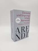 Buchcover und Innenansicht für das Buch: Elemente und Ursprünge totaler Herrschaft