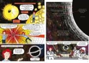 Buchcover und Innenansicht für das Buch: Ici l'Univers