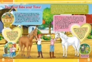 Buchcover und Innenansicht für das Buch: Bibi & Tina: Das große Jubiläumsbuch