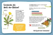 Buchcover und Innenansicht für das Buch: Mein erster Naturführer, Was blüht denn da?