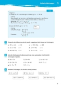 Buchcover und Innenansicht für das Buch: 10-Minuten-Training Mathematik Gleichungen lösen 7. - 10. Klasse