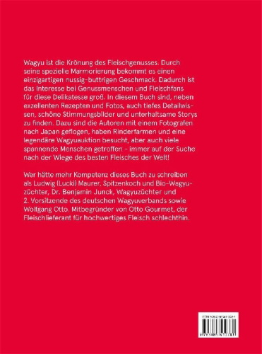 Buchcover und Innenansicht für das Buch: Wagyu