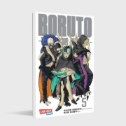 Buchcover und Innenansicht für das Buch: Boruto -Two Blue Vortex-